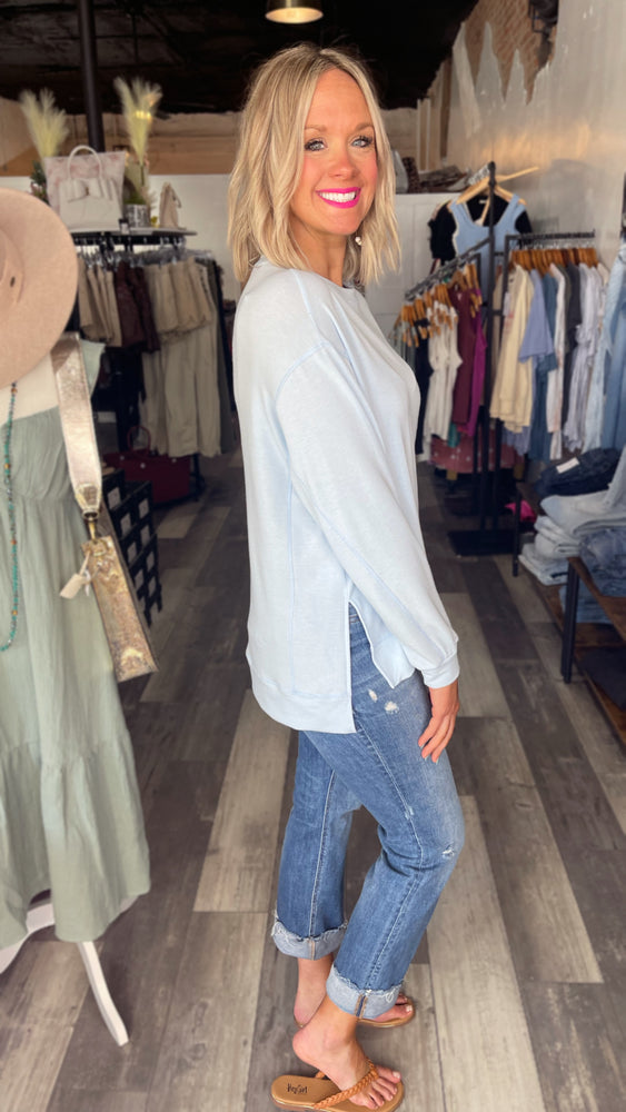 French Terry Hi Low Top