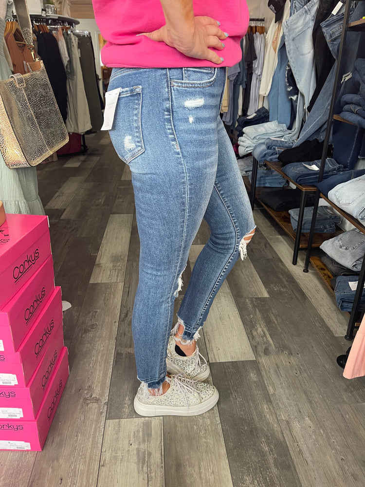 High Rise Ankle Skinny Flying Monkey