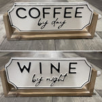 Coffee & Wine Flip Sign