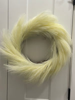 Cream Pampas Grass Wreath