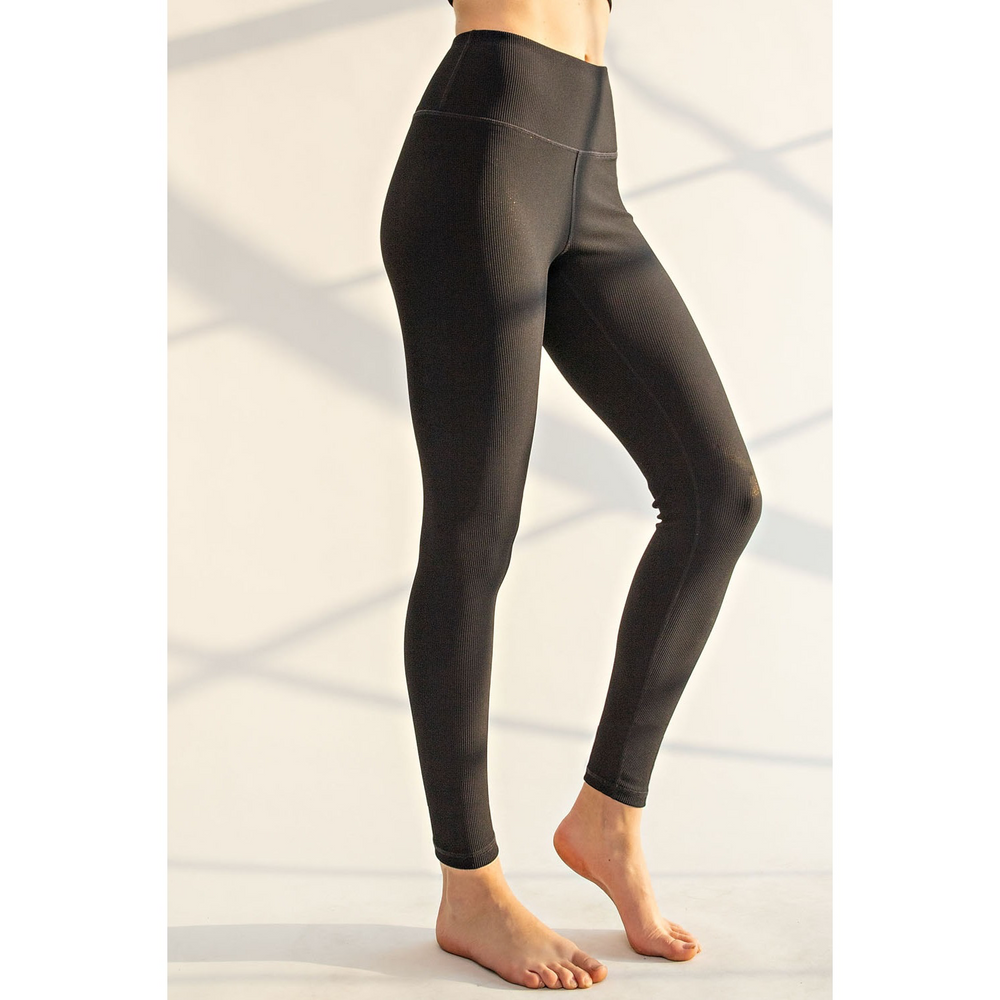 Our Favorite Black Ribbed Leggings
