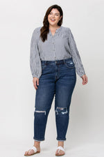 Erica Distressed Vervet Flying Monkey Jeans