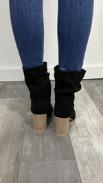 Black Darby High Bootie