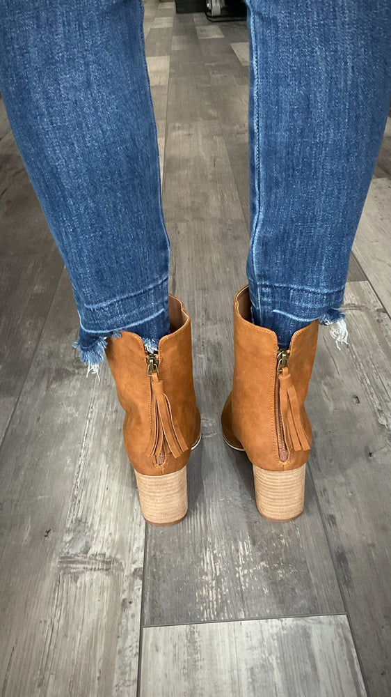 Cognac Boujee Bootie by Corky’s