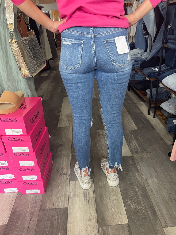 High Rise Ankle Skinny Flying Monkey