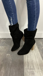 Black Darby High Bootie