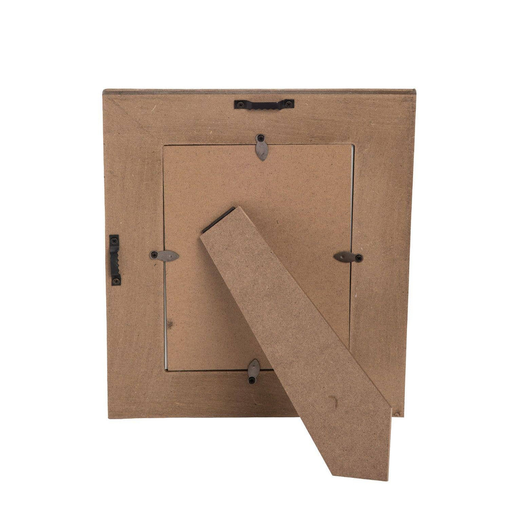 5x7 Warm Gray Silver Trim Photo Frame