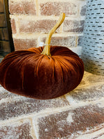 9 3/4” Polyester Pumpkin