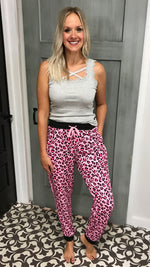 Pink Leopard Everyday Joggers