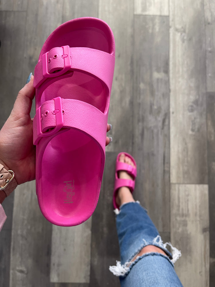 Pink Waterslide Sandals by Corkys