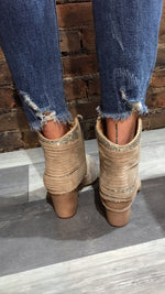 Taupe Gypsy Bootie by Very G