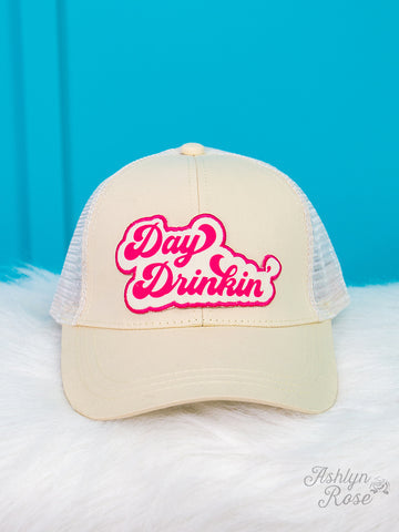 Cream Day Drinking Hat