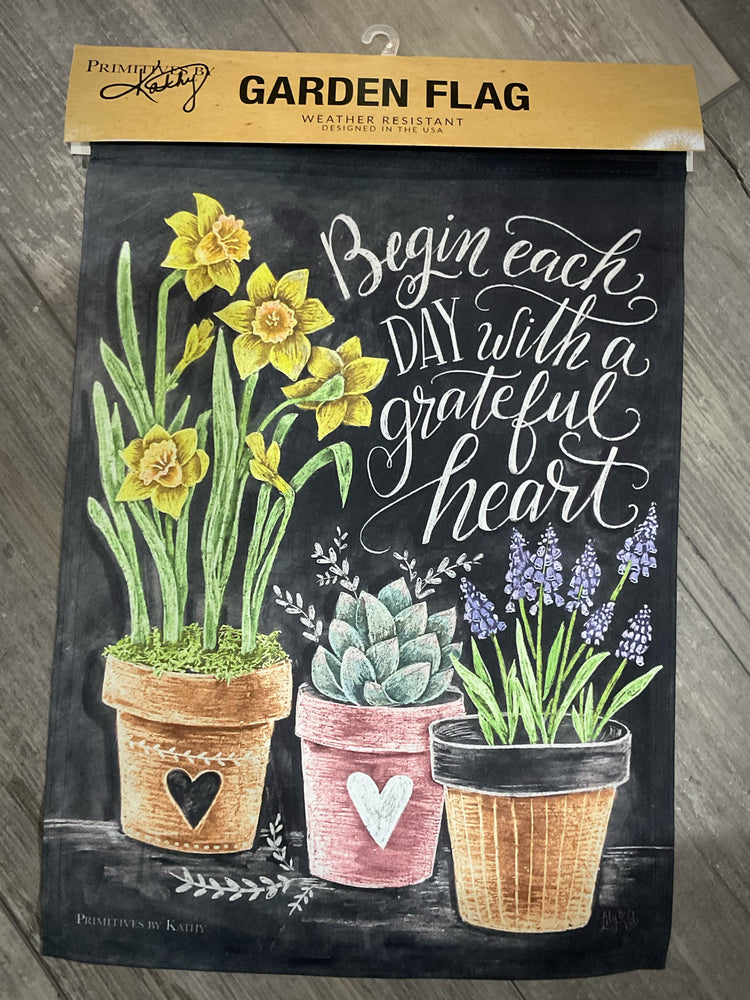 Grateful Heart Garden Flag