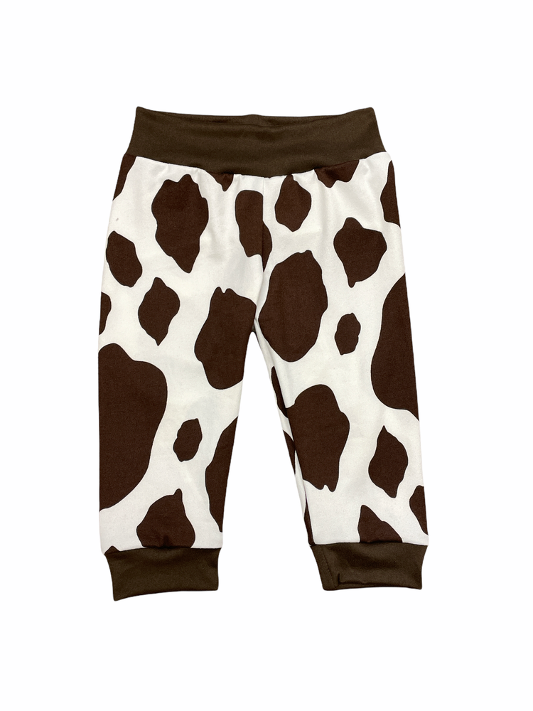 Infant Cow Print Joggers